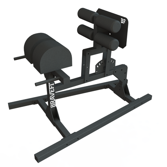 GHD Glute Ham Developer Bravefit para isquiotibiales, abdominales y dorsales, equipo de gimnasio