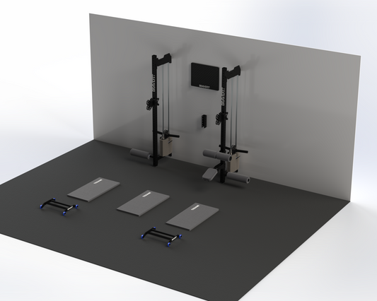 Sistema de polea individual a pared